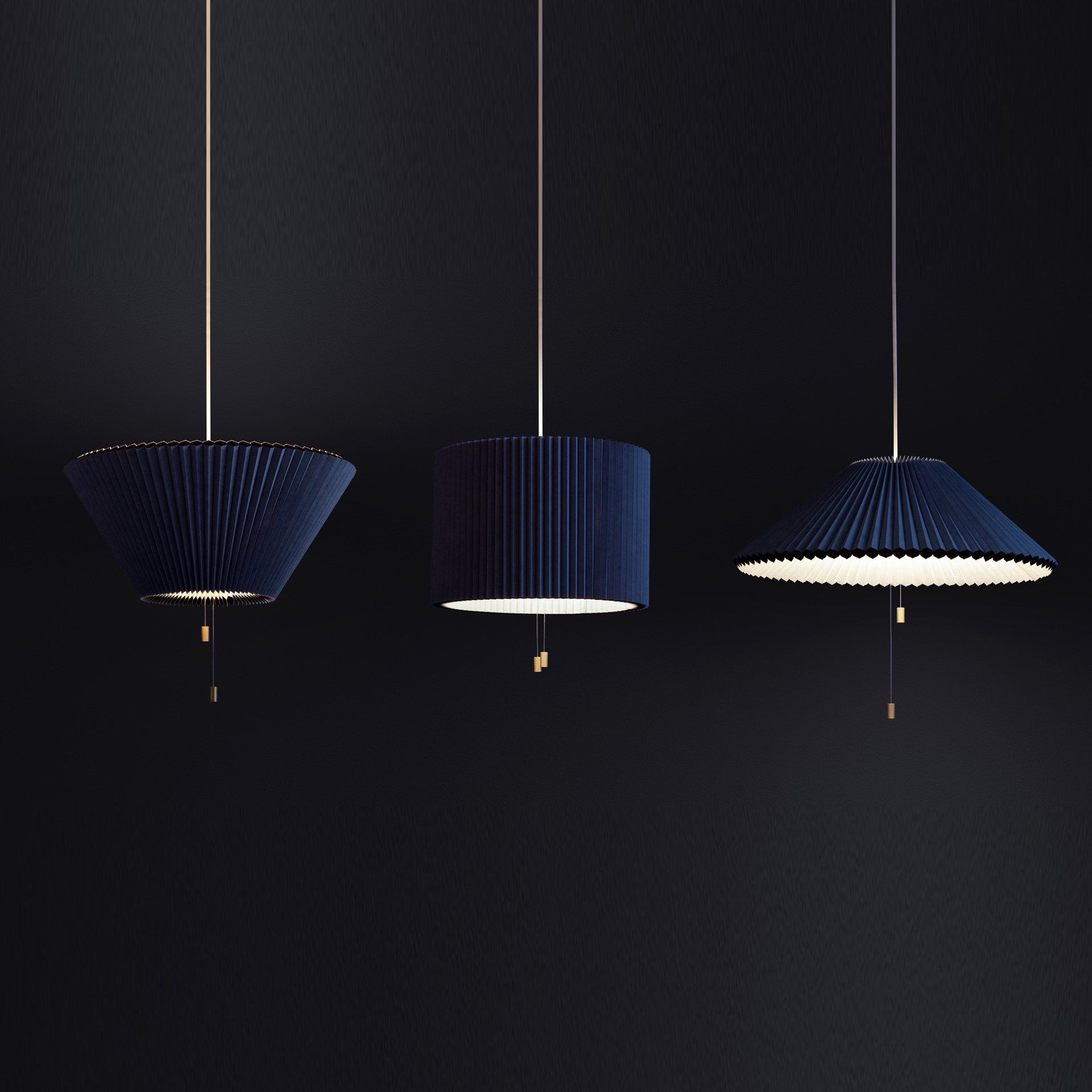 Modern Adjustable Pendant Lamp – Foldable Shade Design