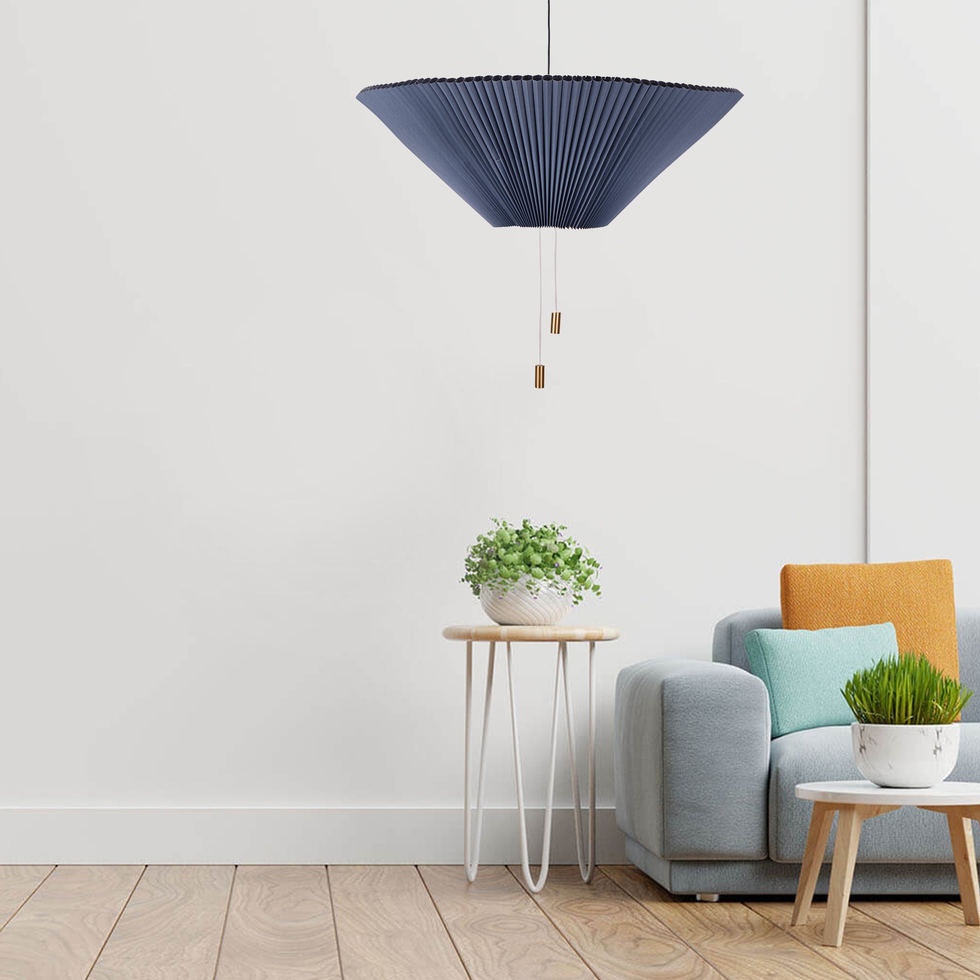 Modern Adjustable Pendant Lamp – Foldable Shade Design